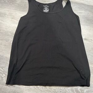 Time and Tru Classic Black Tank Top